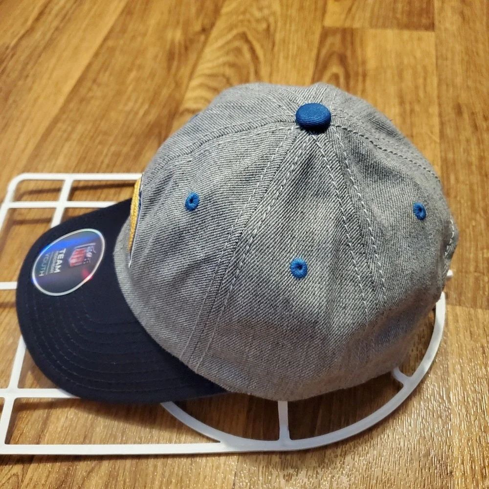 Los‎ Angeles Chargers Hat Cap Boys Strapback Gray NFL Team Apparel New
